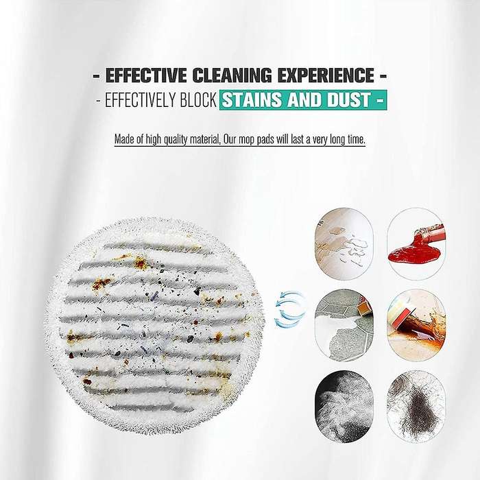 9 Pcs Replacement Steam Mop Pads for Shark S7000amz S7001 T2 T21