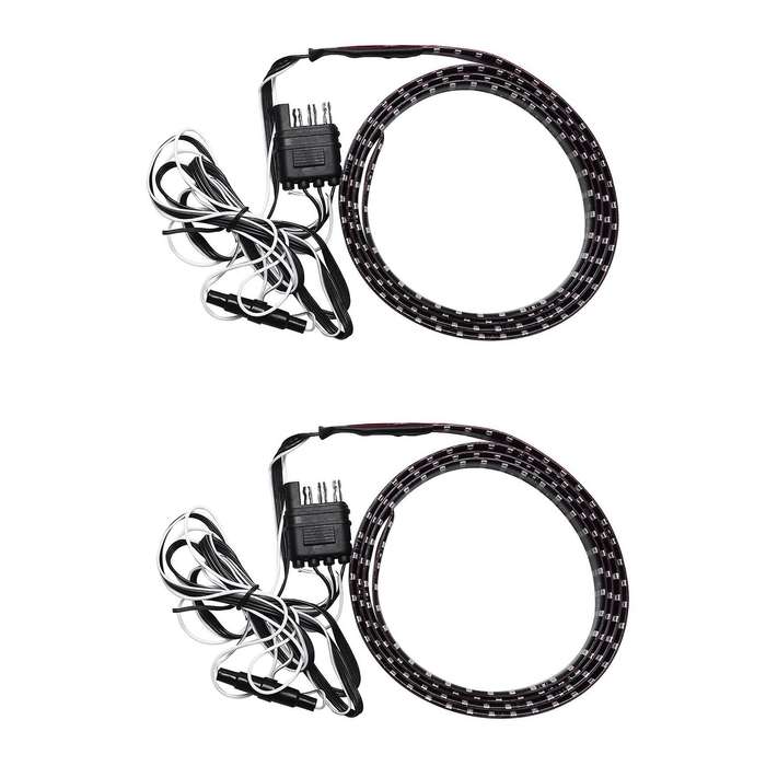 2x 60inch Truck Tailgate Led Strip Light Bar with Reverse Turn Signal