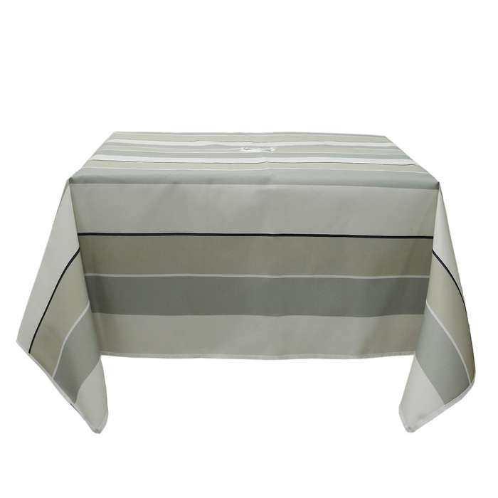 Outdoor Tablecloth Waterproof with Zipper Umbrella Hole 60 X 60 Inch