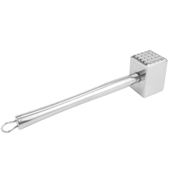 Stainless Steel Steak Tenderizer Practical Meat Hammer Pounder