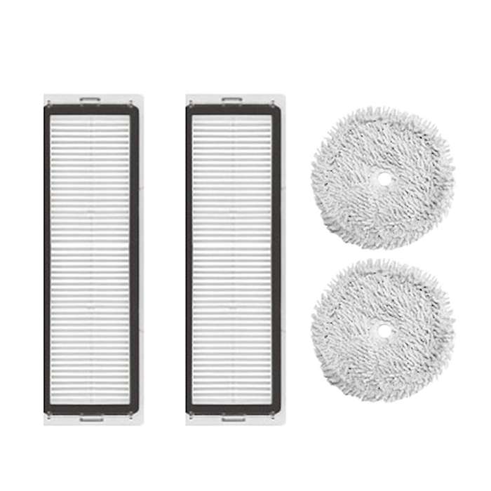4pcs Washable Hepa Filter Mop Cloth for Xiaomi Dreame W10