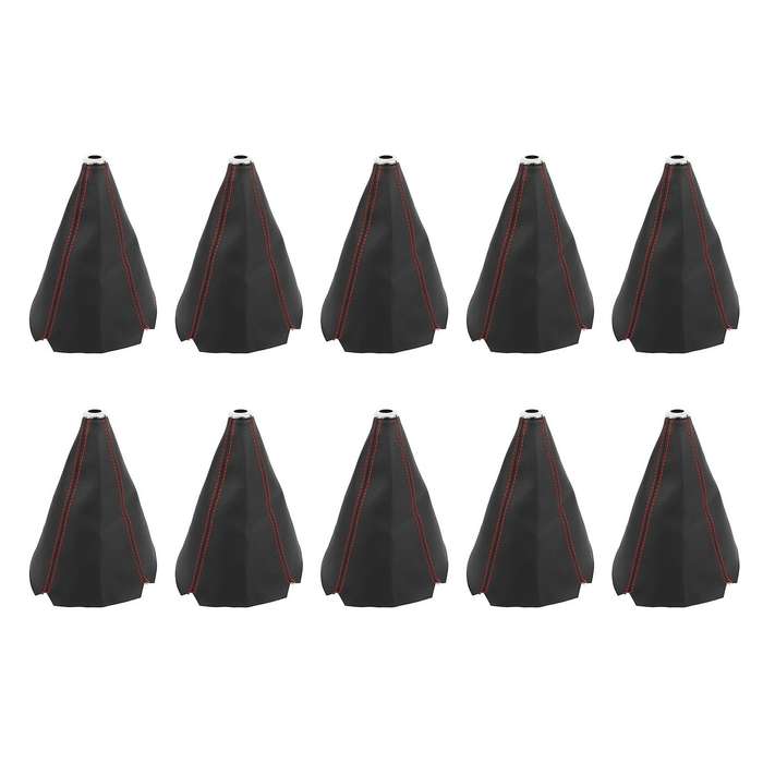 10x Universal Auto Manual Shift Knob Boot Dust-cover Gear Gaiter Boot