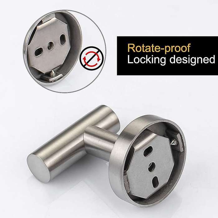 Bathroom Hardware Set Stainless Steel Towel Ring Toilet Paper Holder