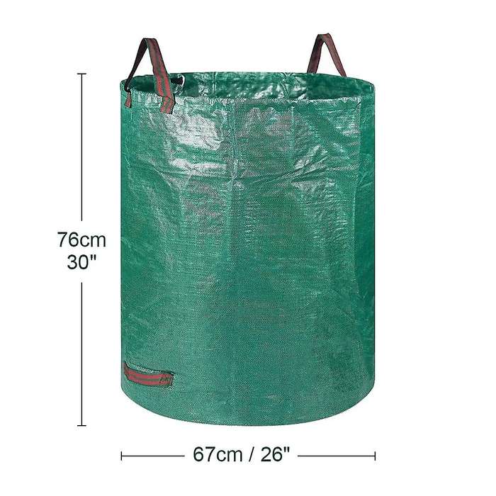 3pack 72 Gallons Reusable Bags Leaf Yard Waste for Gardening Lawn