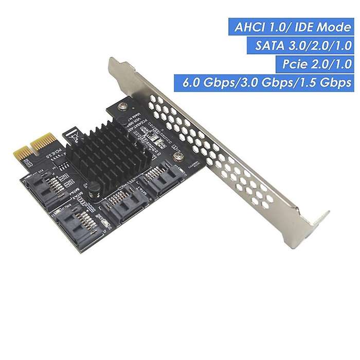 Pcie Sata Card 4 Port Expansion Card,sata Iii 6 Gbps Controller Card