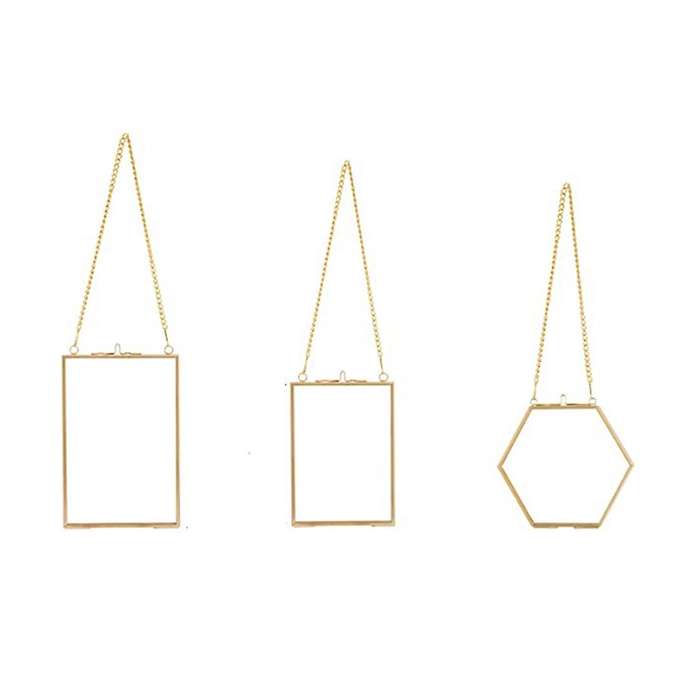 3 Packs Pressed Flowers Glass Frames- Diy Artwork Display Frames
