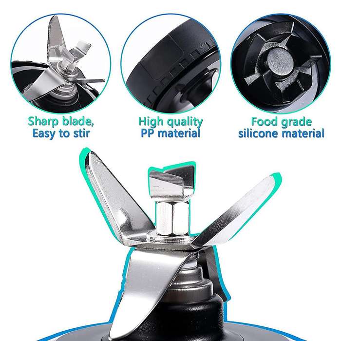 Blender for Nutri Ninja,5 Fins Extractor Blade for Qb3000/qb3000ssw