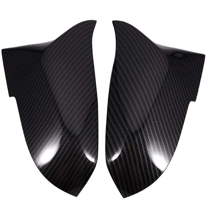 1 Pair Carbon Fiber Car Rear View Mirror Cover Cap for Bmw F20 F22