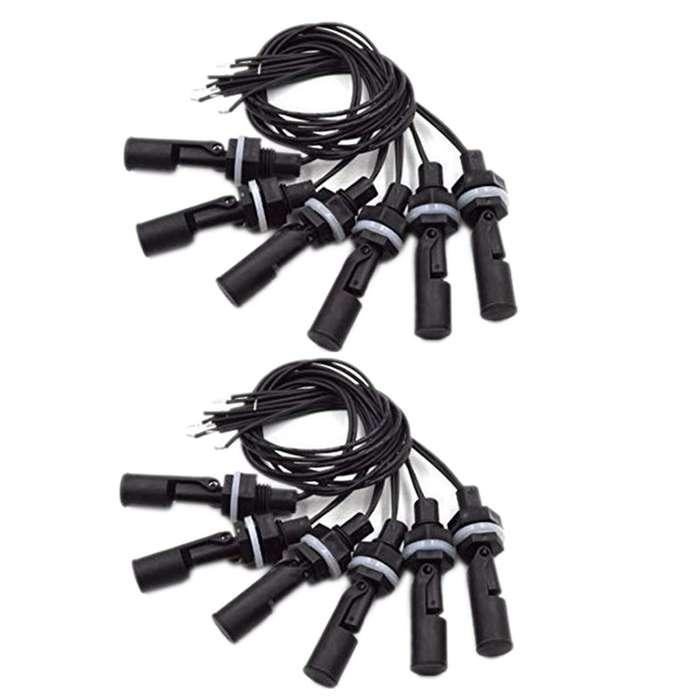 12 Pieces Side Mounted Horizontal Float Switch Water Level Sensor