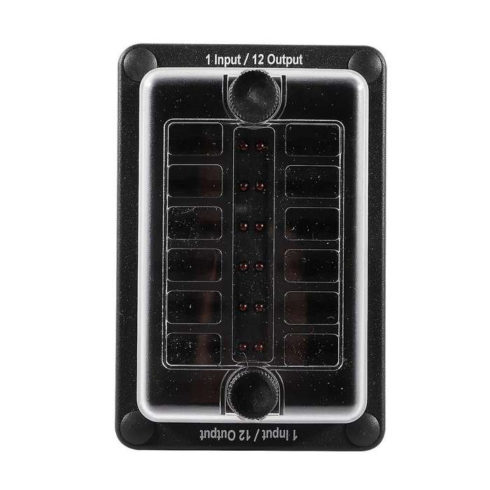 100a 12-way 1-in 12-out Ato Atc Fuse Vehicle Waterproof Fuse Box