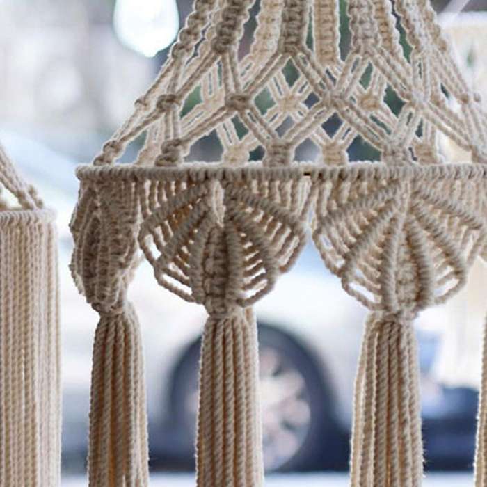 Bohemian Handmade Lampshade Decoration Tapestry Lampshade Bedroom