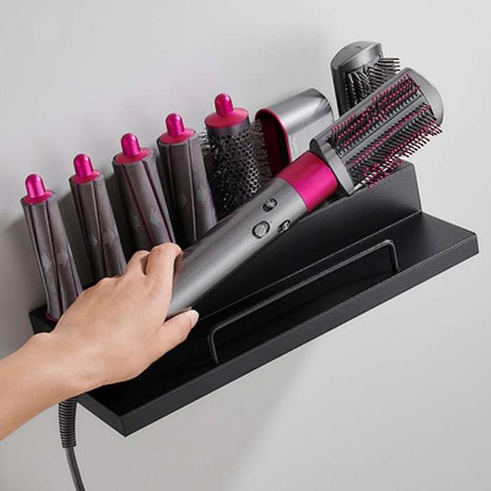 For Dyson Airwrap Wall-mounted Dryer and Hair Curler Storage Rack