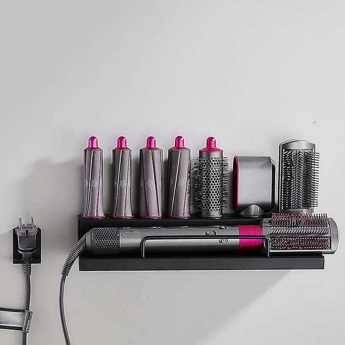 For Dyson Airwrap Wall-mounted Dryer and Hair Curler Storage Rack