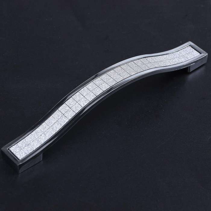10 X Kristall Moebelgriff Schrank Schublade Tuer Griffe Silber 128mm