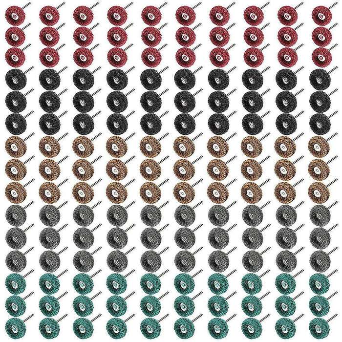 150pcs Abrasive Wheels Abrasive Buffing Polishing Wheels Burr Grit