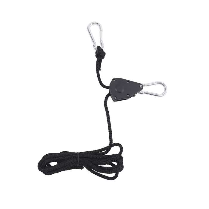 6-pair 1/8 Inch Adjustable Rope Clip Hanger with Reinforced Metal