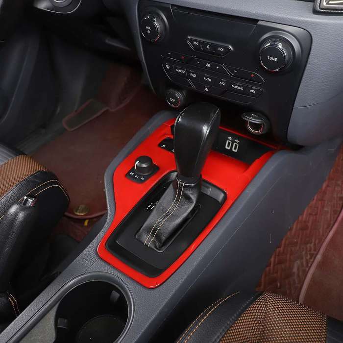 Car Center Console Frame Cover Fit for Ford Ranger Everest 2015-2022