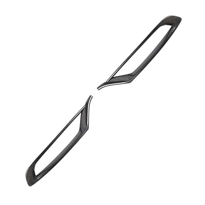 Front Fog Light Lamp Cover Trim for Chrysler 300c, Abs Carbon Fiber
