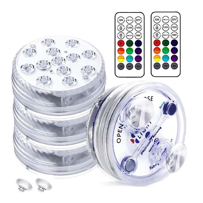 Rgb Color Changing Led Pool Lights Submersible Pool Lights + Remote