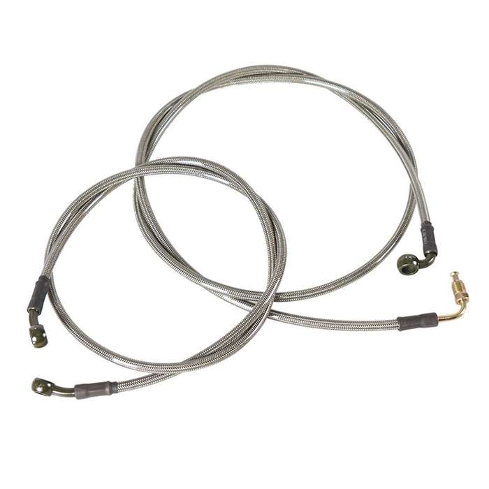 Motorcycle Modified Lengthened Stainless Steel Braided Brake Lines