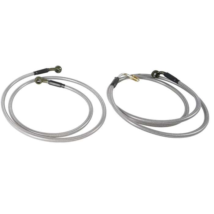 Motorcycle Modified Lengthened Stainless Steel Braided Brake Lines