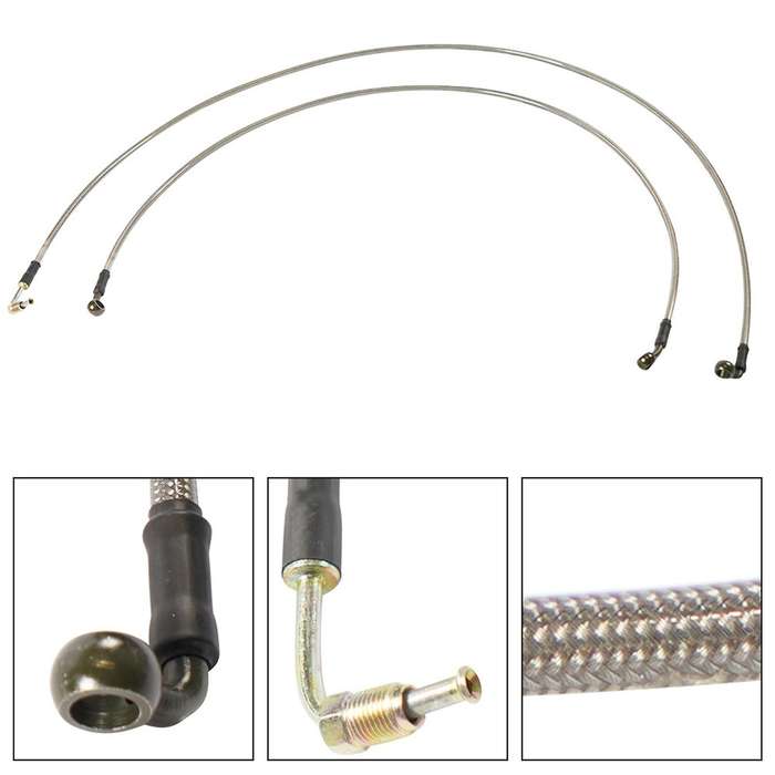 Motorcycle Modified Lengthened Stainless Steel Braided Brake Lines