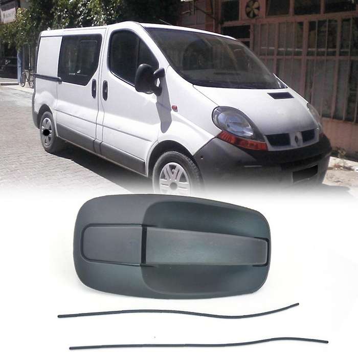 2x Side Sliding Back Door Handle for Renault Trafic Vauxhall Vivaro