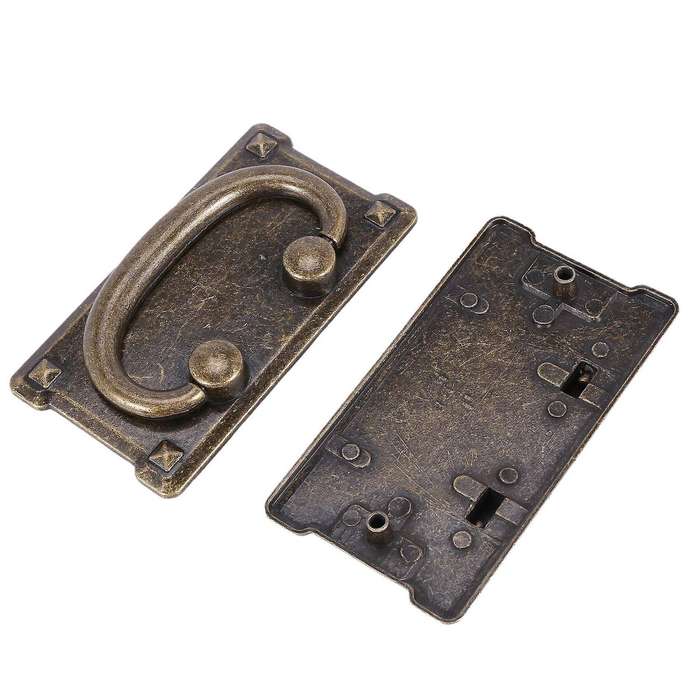 4pcs Vintage Antique Bronze Drawer Ring Pull Handles,furniture Handle