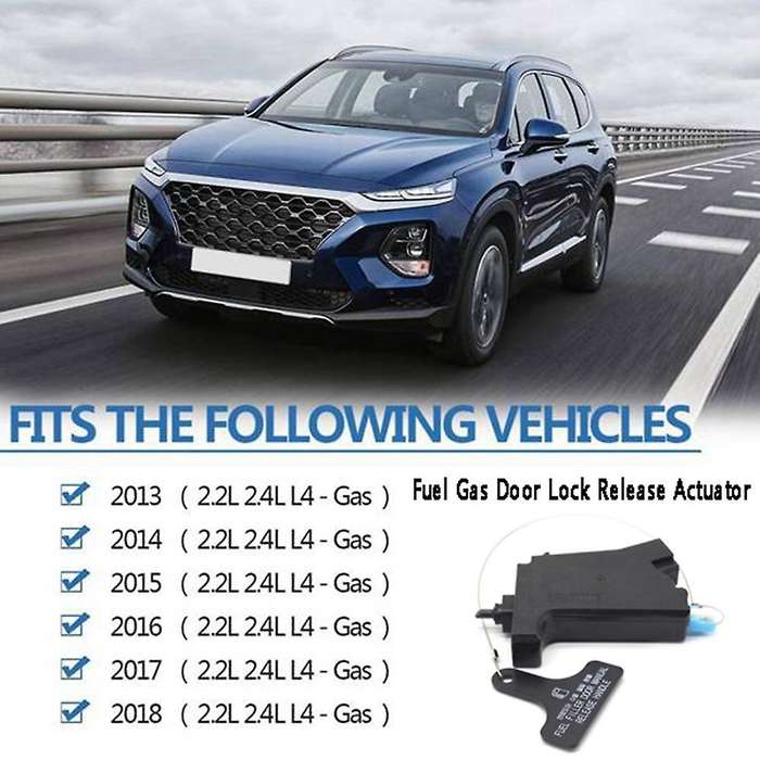 Fuel Gas Door Lock Release Actuator Handle Opener for Hyundai Santa