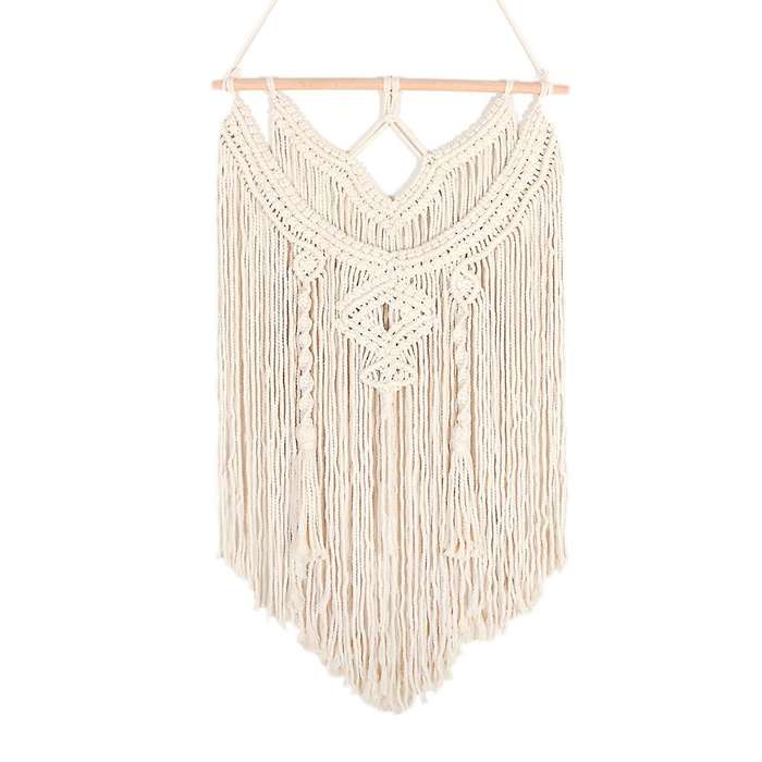 Macrame Woven Wall Hanging Boho Chic Bohemian Geometric Tapestry