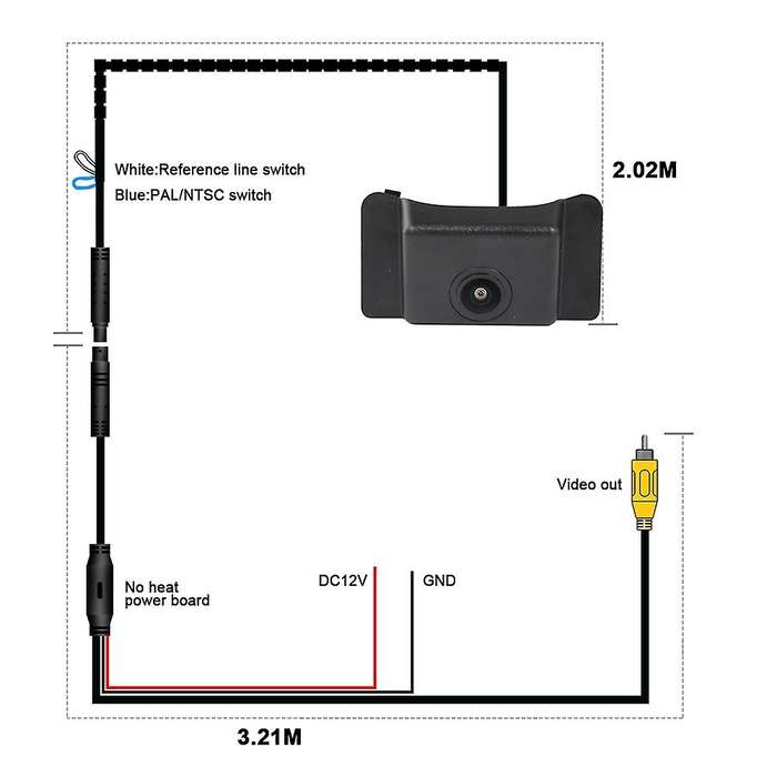 Car Special Front Parking Camera for Hyundai Tucson L 2021 2022