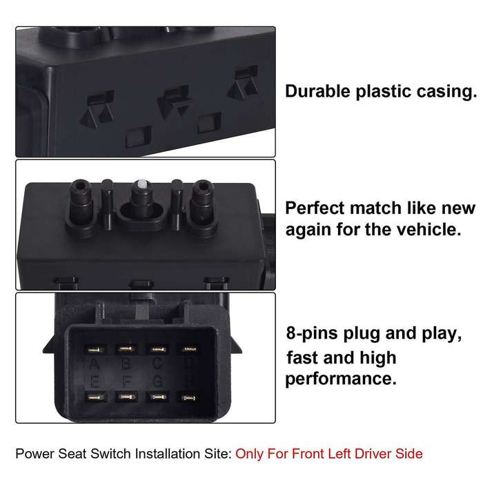 Power Seat Control Switch for Chevrolet Cadillac Gmc 25974714