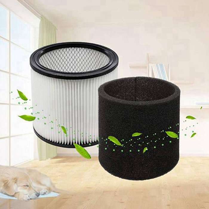2pcs Cartridge Filter for Shop-vac 90350 90304, Filter with Dust Bag