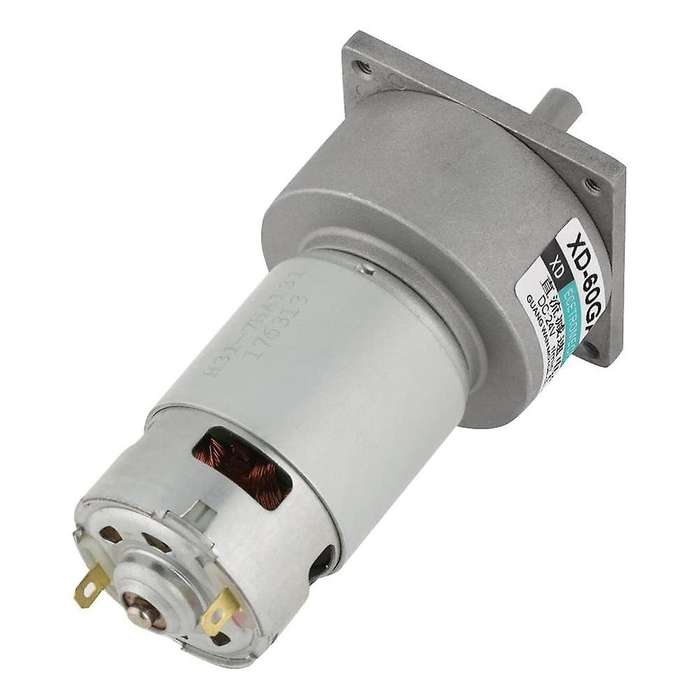 35w Dc Gear Speed Adjustable Large Torque Motor Cw/ccw(24v 50rpm)