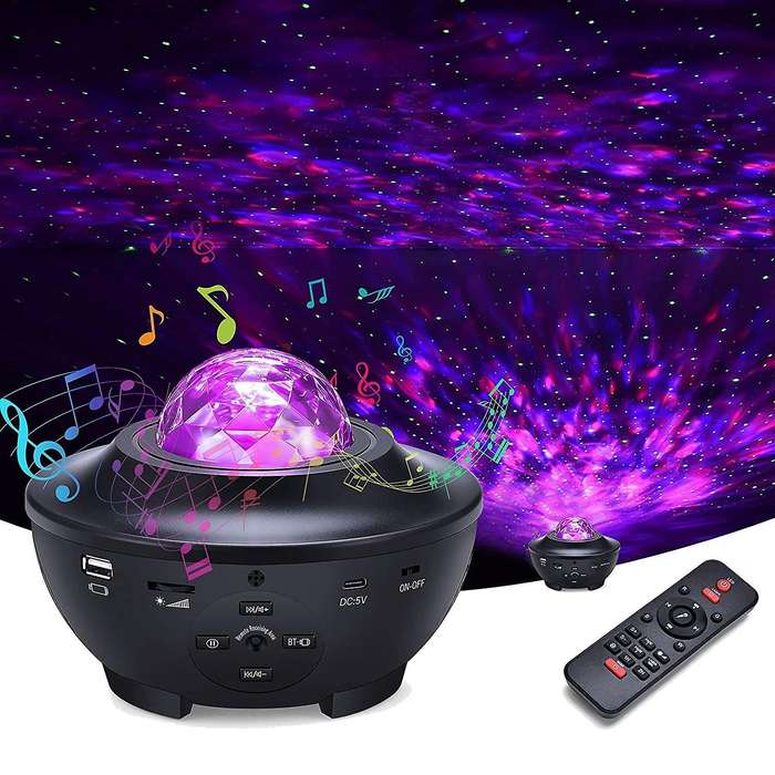 Galaxy Projector Night Light with Voice Control, 21 Lighting Effects