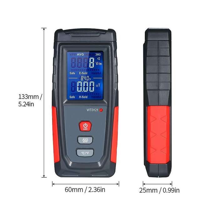 Emf Meter Usb Rechargeable, Radiation Detector for Home Appliances