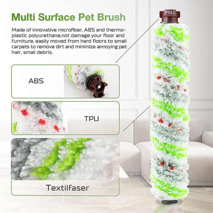 Crosswave Brush Roller &cleaning Filter for Bissell 1866 1785 2052