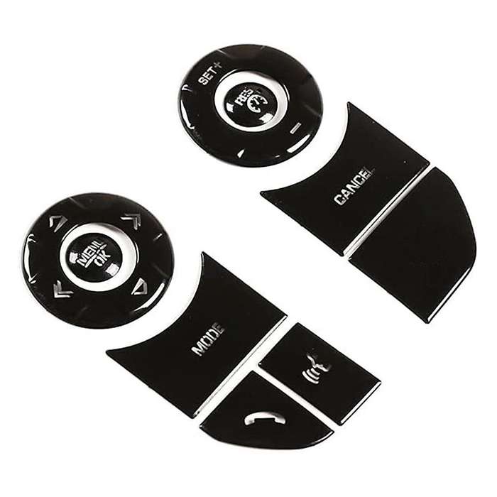 Car Steering Wheel Button Cover for Land Rover Discovery 5 2017-19(b)