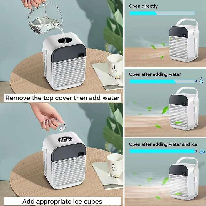 Portable Air Conditioner Fan, Personal Mini Evaporative Air Cooler
