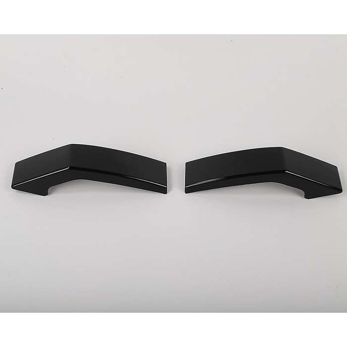 Front Bumper Grille Cover Trim Decoration Sticker,abs Black