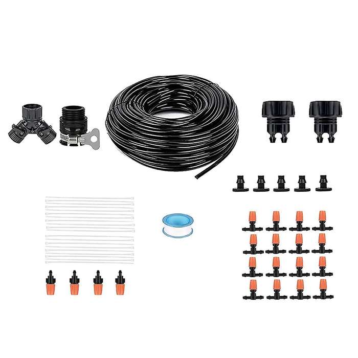 Irrigation System,drip Irrigation Kit with 1/4inch Distribution Hose