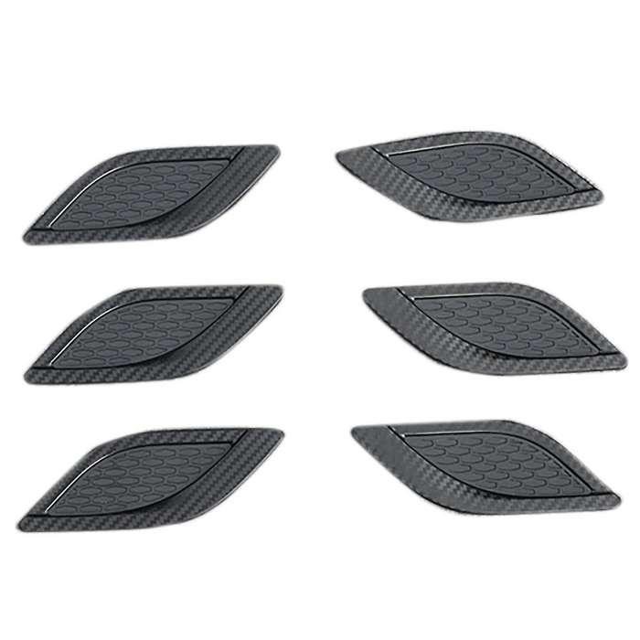 Carbon Fiber Car Cover Detector Front Side Foliage Leaf Fender Vent