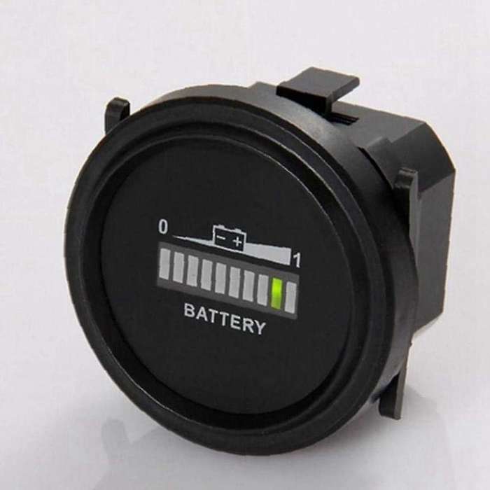 2x 12v/24v/36v/48v/72v Led Digital Battery Indicator for Go-lf Ca-rt