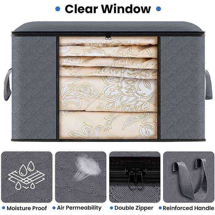 6-pack Clothes Storage, for Organizing Bedroom, Closet, Grey