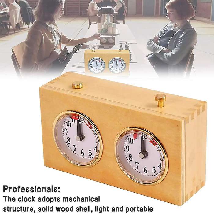 Wooden Chess Timer Tournament Competition Game Chess Clock