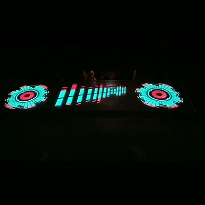 Car Led Sound Activated Neon Light Music Rhythm Lamp with Control Box