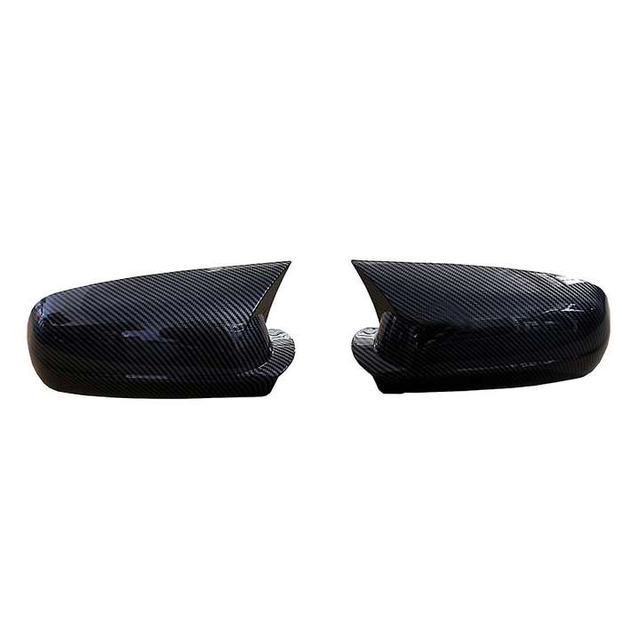 Car Carbon Fiber Ox Horn Rearview Side Mirror Shell Sticker