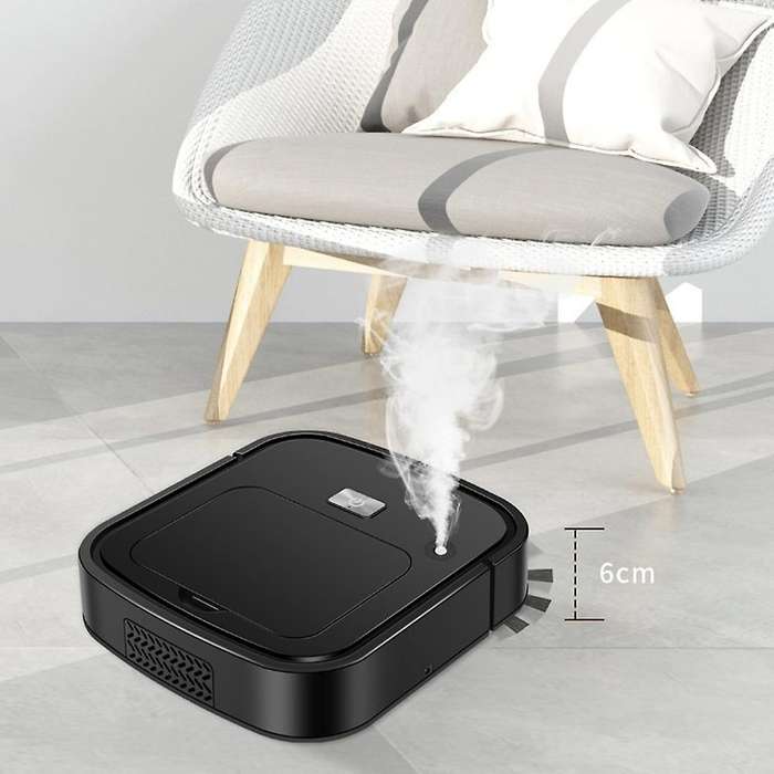 Robot Vacuum Cleaner Intelligent Smart 4 In 1sweeping Robot,black