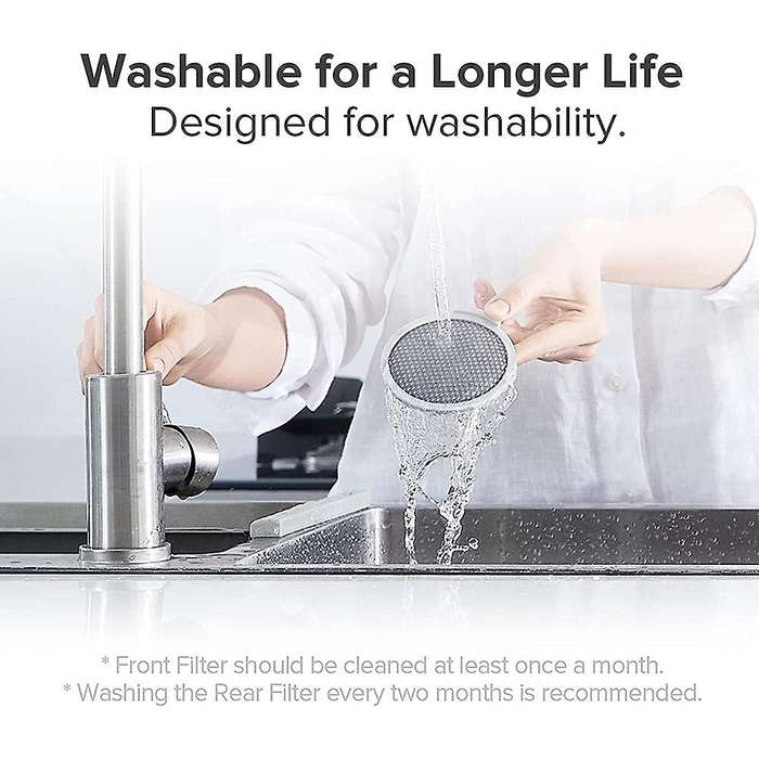 For Roborock Front and Rear Hepa Filter Set for H7 Vacuum Cleaner