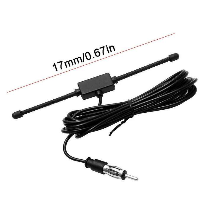 10x Black Universal Car Boat Stereo Am Fm Dipole Antenna